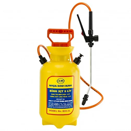 Bình xịt (phun) chuyên dụng Bình Minh (5 lít) – Phun thuốc, tưới cây, xịt côn trùng đa năng Thiết bị tưới