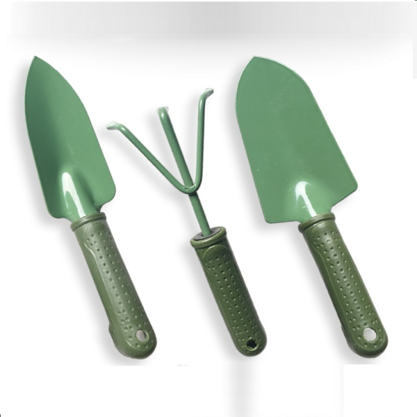 Bộ 3 dụng cụ làm vườn cán nhựa Dụng cụ làm đất