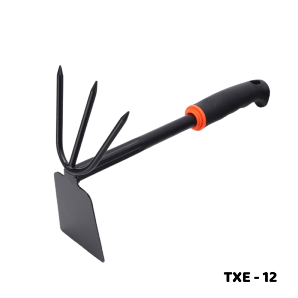 Cuốc thép làm vườn cán nhựa 2 chức năng TXE-12 Dụng cụ làm đất