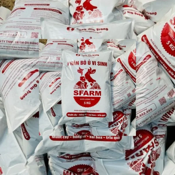 Phân hữu cơ SFARM – Phân bò ủ vi sinh đã qua xử lý ( 5kg-20kg) Dụng cụ ươm cây