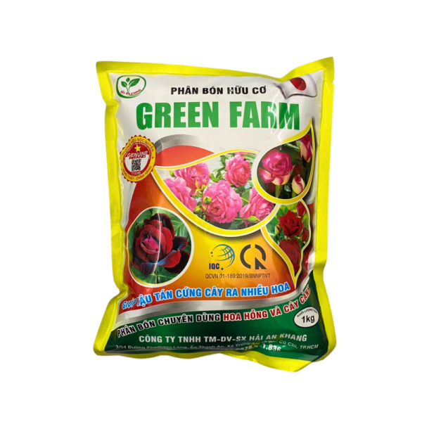 Phân bón hữu cơ hoa hồng và cây kiểng giúp cải tạo đất tăng đậu hoa – Green Farm Dụng cụ ươm cây