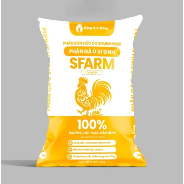 Phân gà bột SFARM – Phân gà dạng bột, hữu cơ, tăng sức đề kháng cho cây Dụng cụ ươm cây