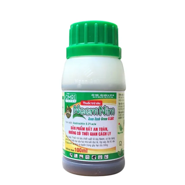 Thuốc trừ sâu NeemNim Ấn Độ (100ml) – Phòng ngừa sâu bệnh, rệp sáp, sâu xanh, bọ cánh tơ, sâu tơ Dụng cụ ươm cây