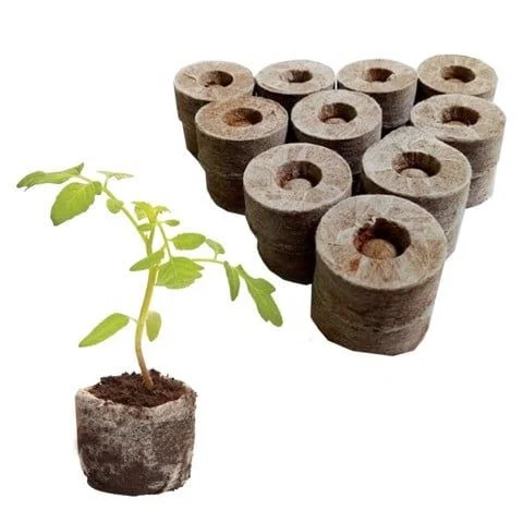 Viên nén xơ dừa ươm hạt ( viên tròn nhỏ ) Dụng cụ ươm cây